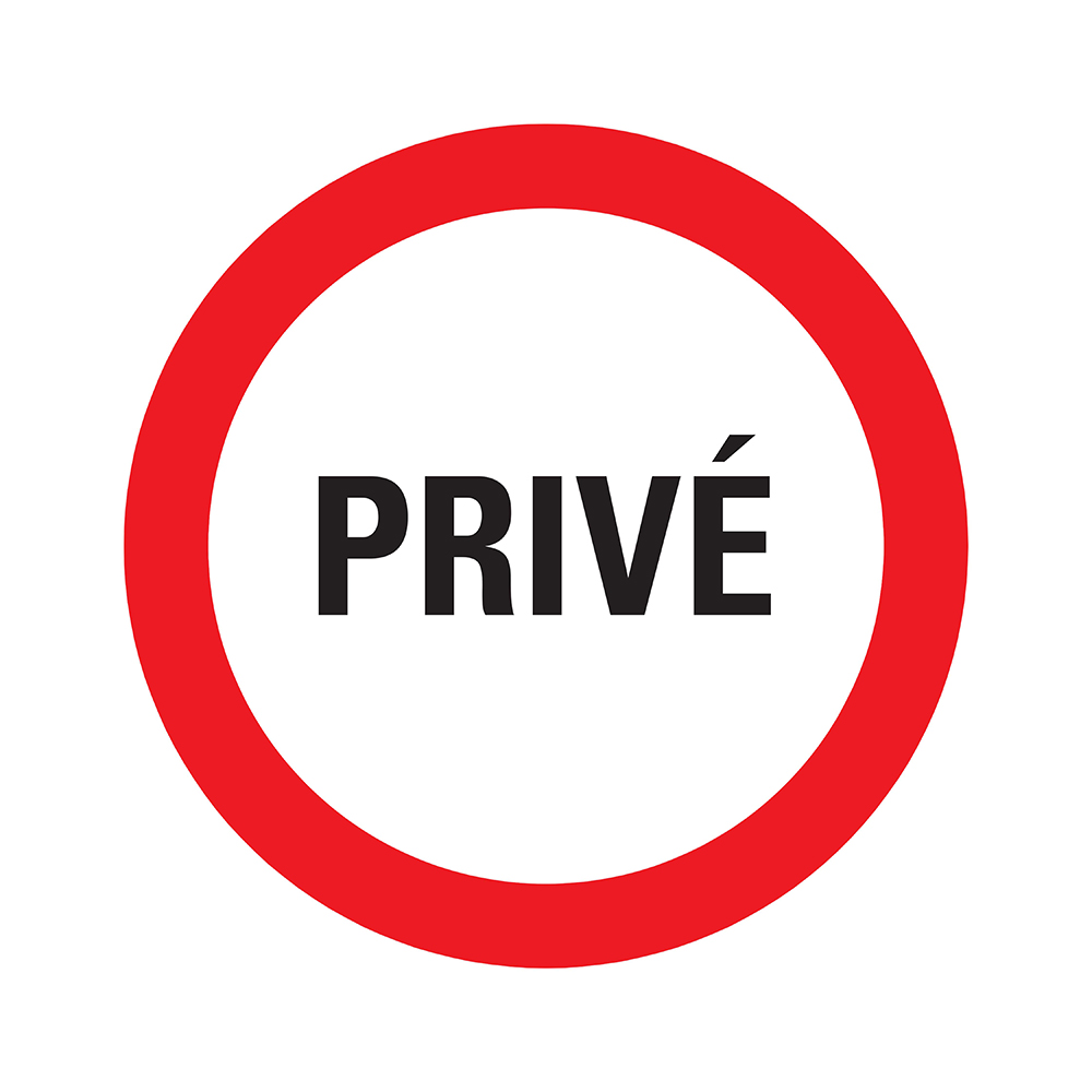 Pickup bord rond diameter 18 cm - Privé