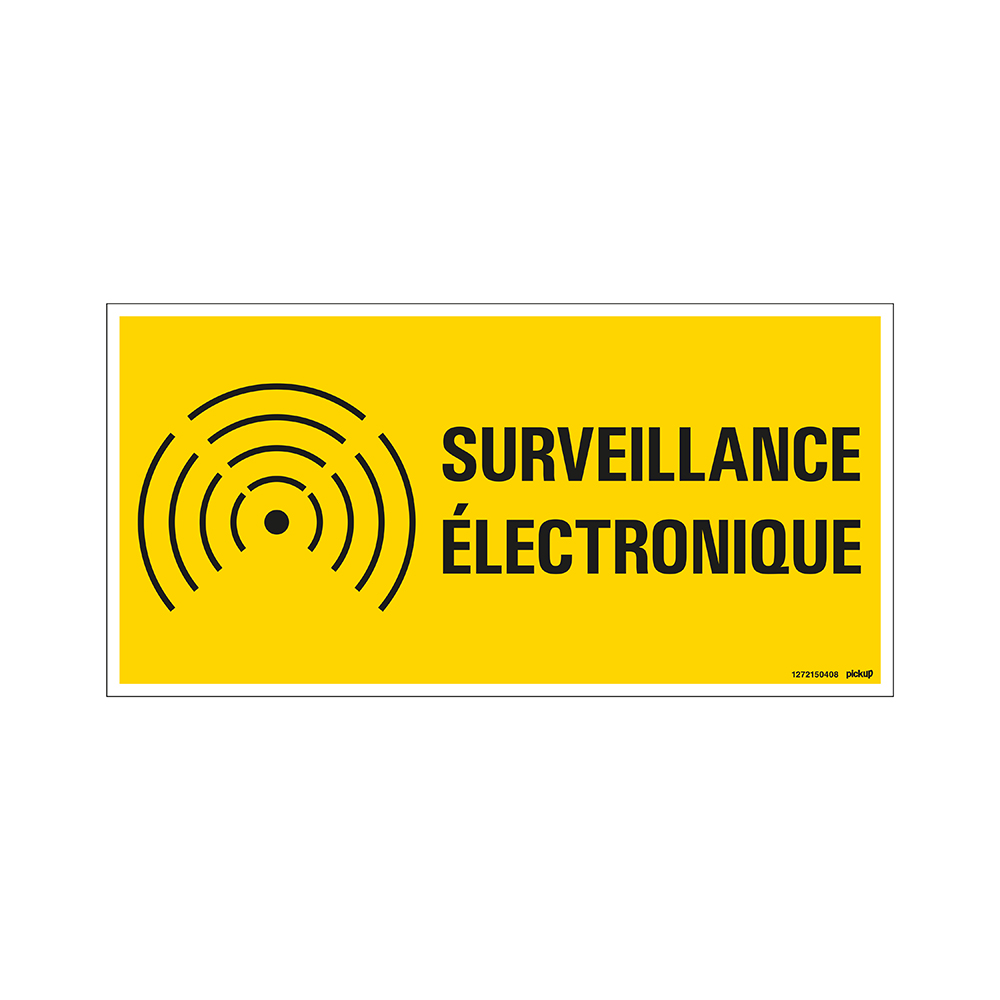 Pickup bord panneau 30x15 cm - Surveillance electronique