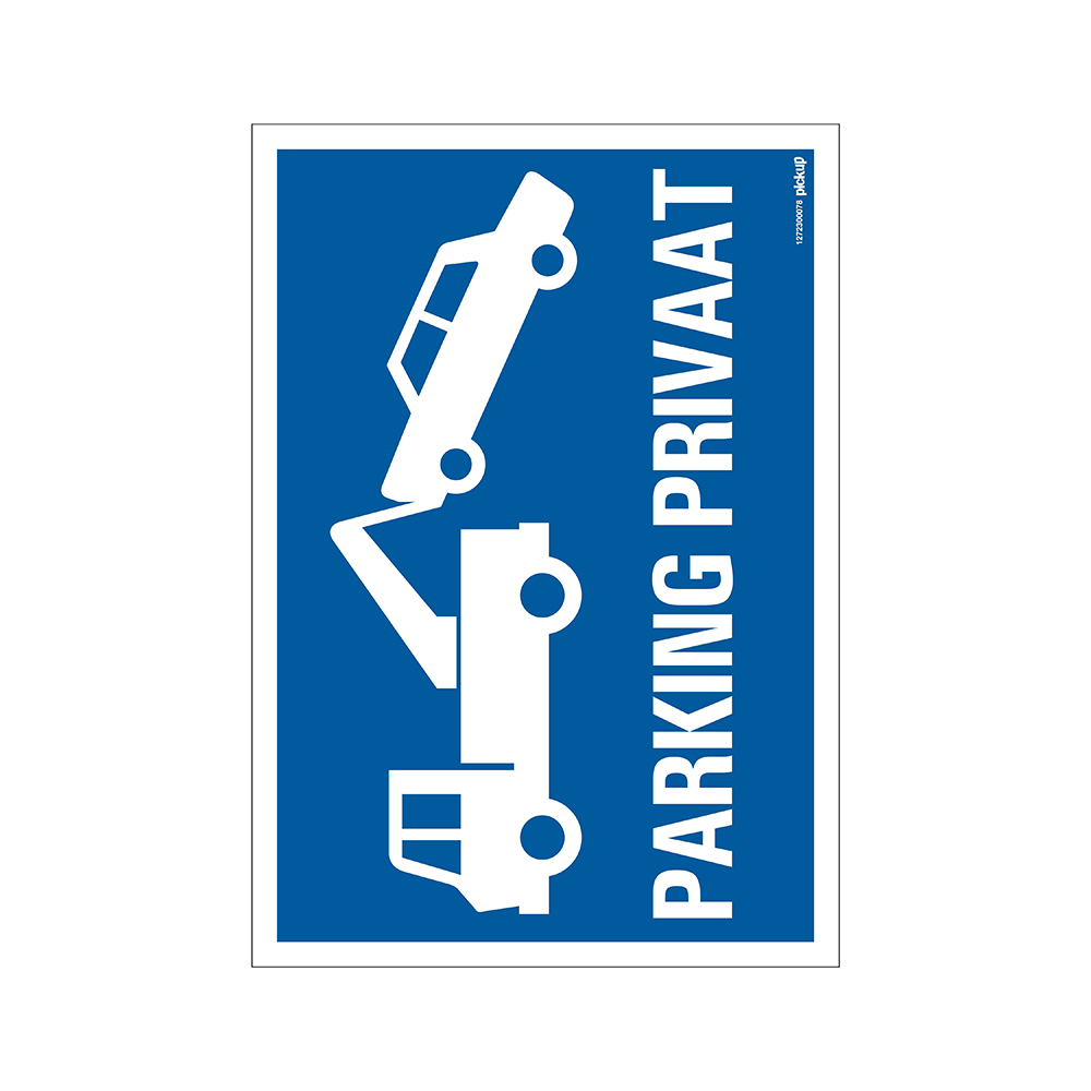 Pickup bord 23x33 cm Combinatie - Parking privaat