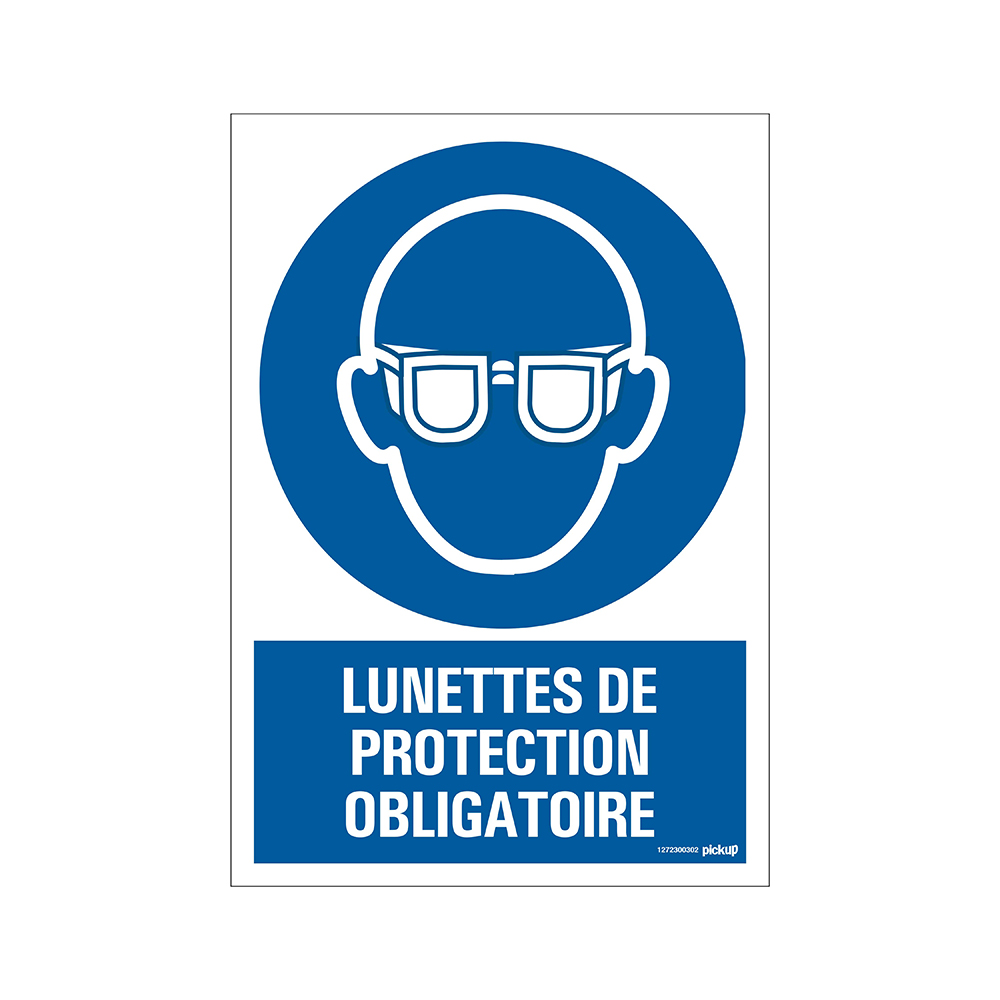 Pickup panneau Lunettes de protection obligat 23x33cm Combi -  