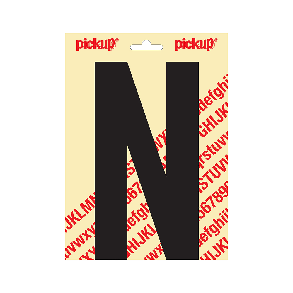 Pickup plakletter Nobel 200mm zwart N - 31002200N