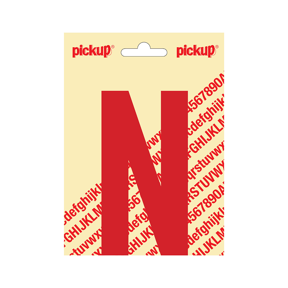 Pickup plakletter Nobel 120mm rood N - 31022120N