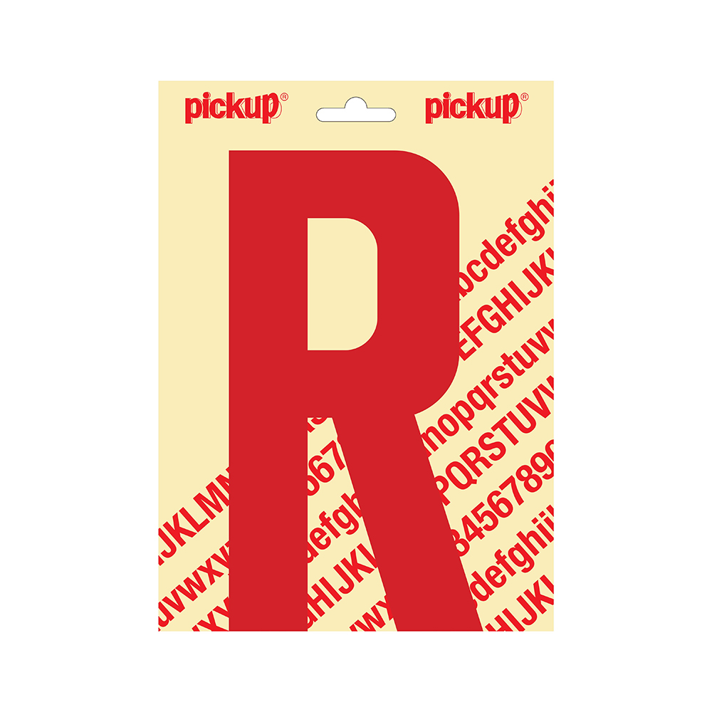 Pickup plakletter Nobel 200mm rood R - 31022200R