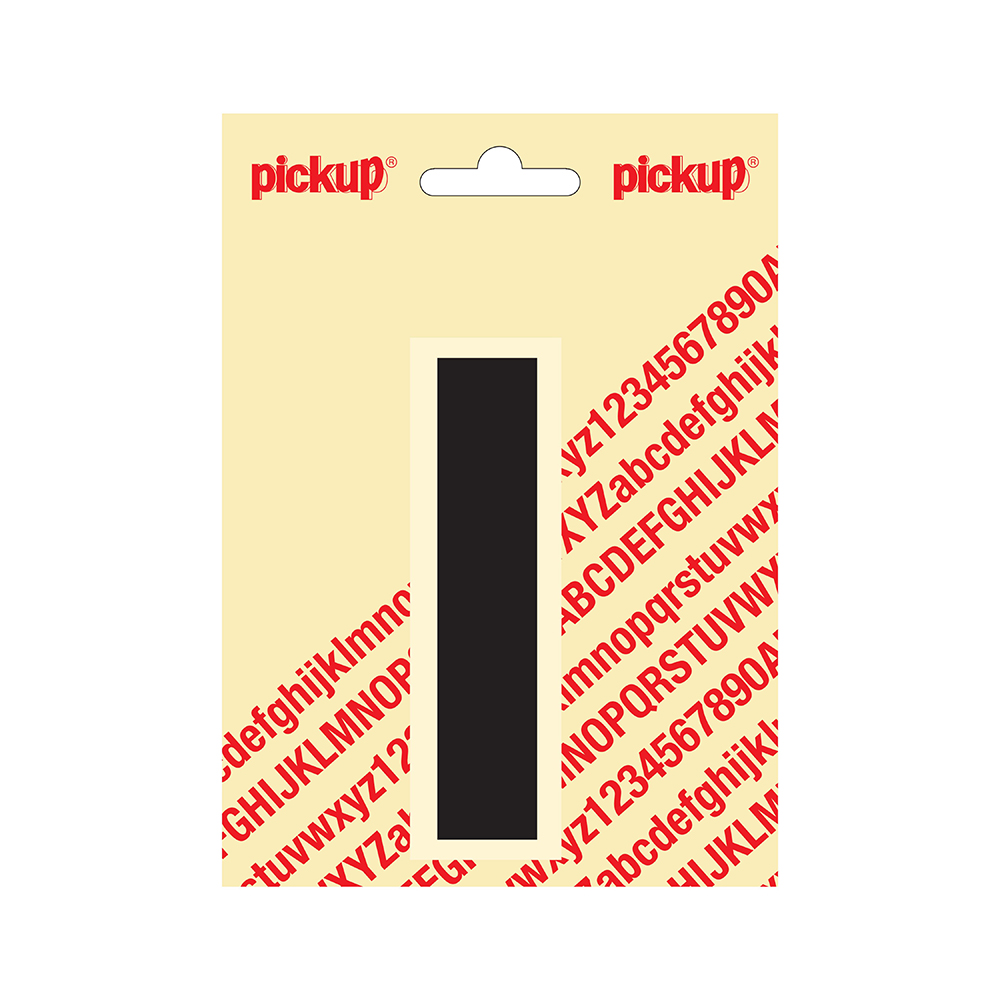 Pickup plakletter Helvetica 100 mm - zwart I