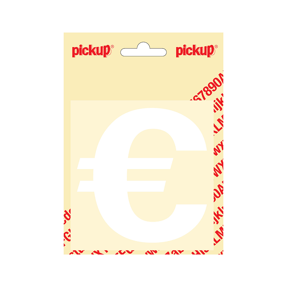 Pickup plakletter Helvetica 100 mm - wit €