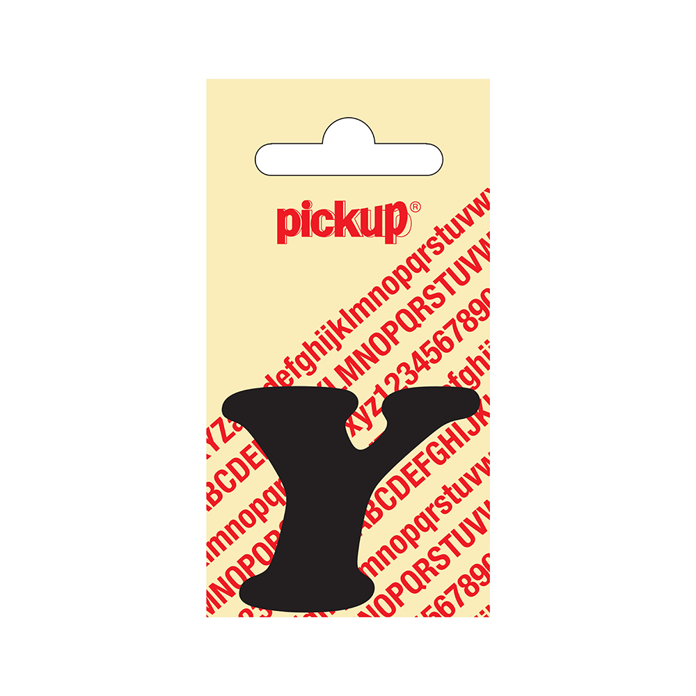 Pickup plakletter CooperBlack 40 mm - zwart Y