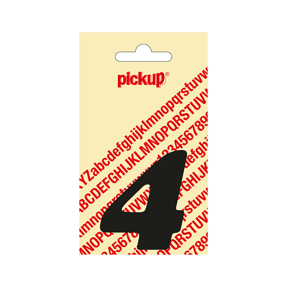 Pickup plakcijfer CooperBlack 60 mm - zwart 4