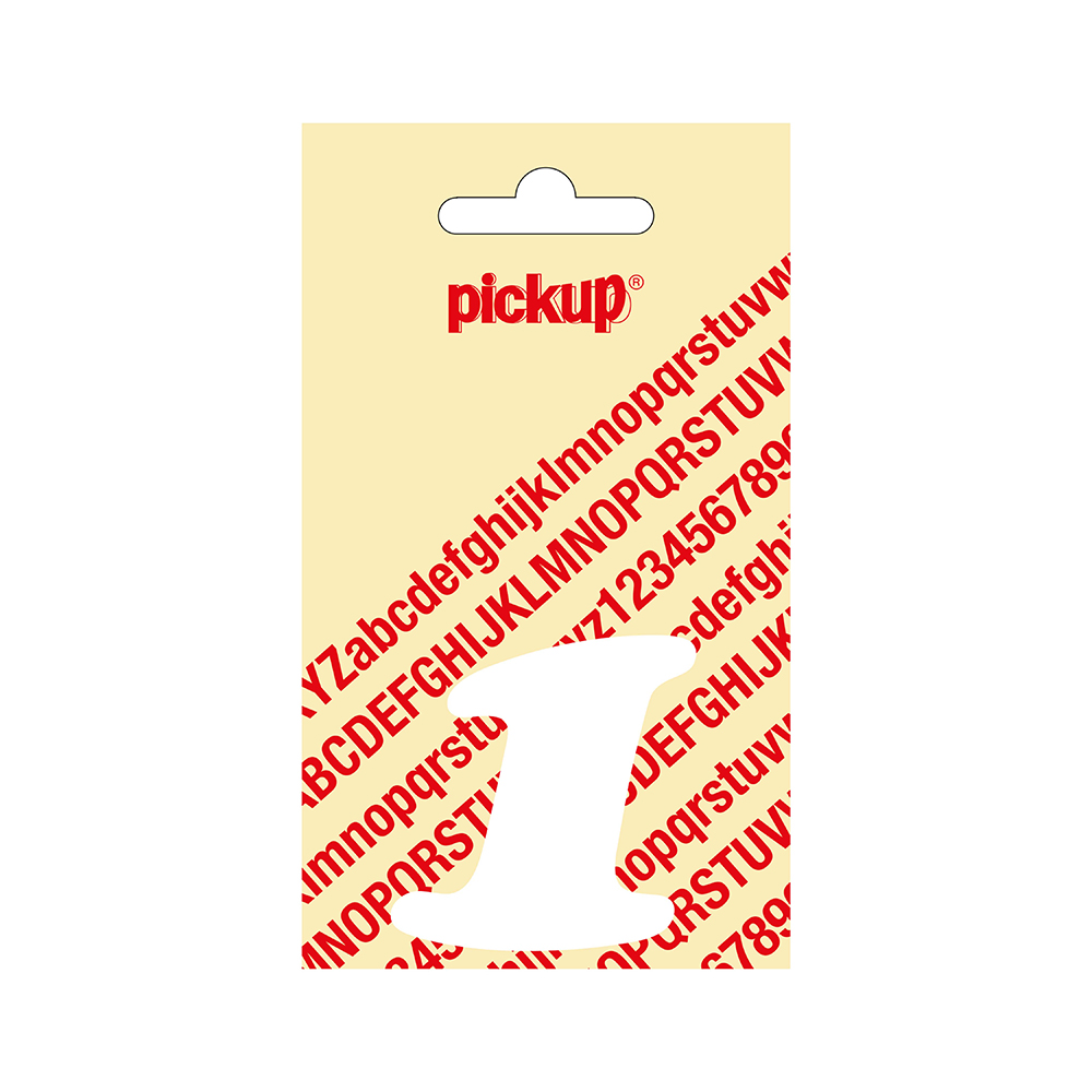 Pickup plakcijfer CooperBlack 60 mm - wit 1