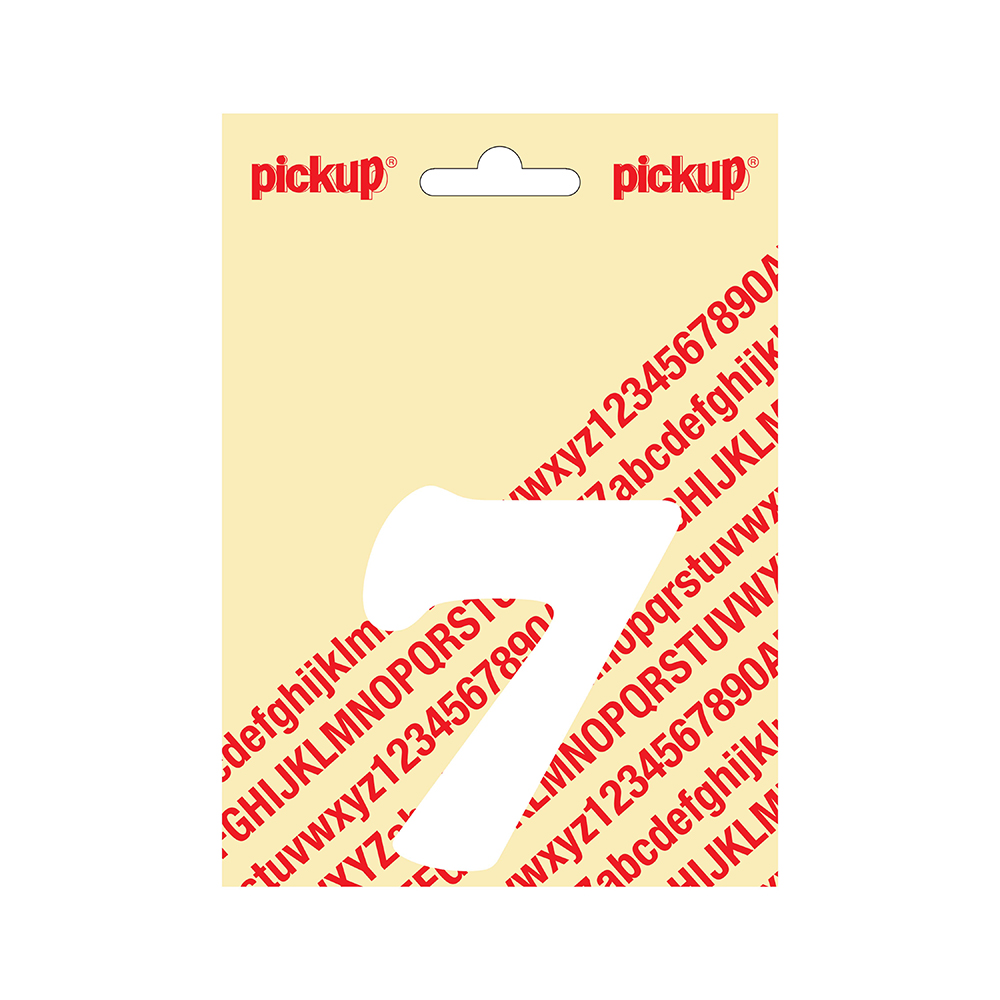 Pickup plakcijfer CooperBlack 80 mm - wit 7