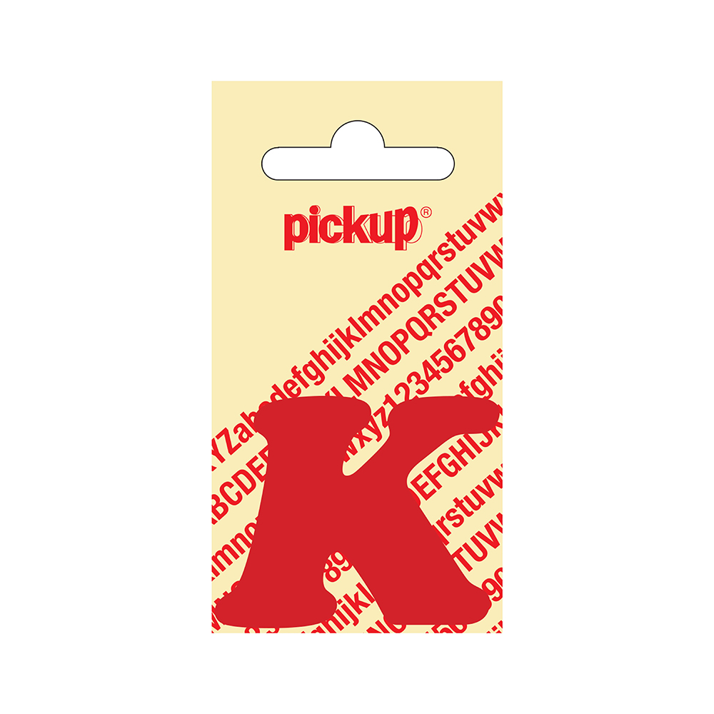 Pickup plakletter CooperBlack 40 mm - rood K