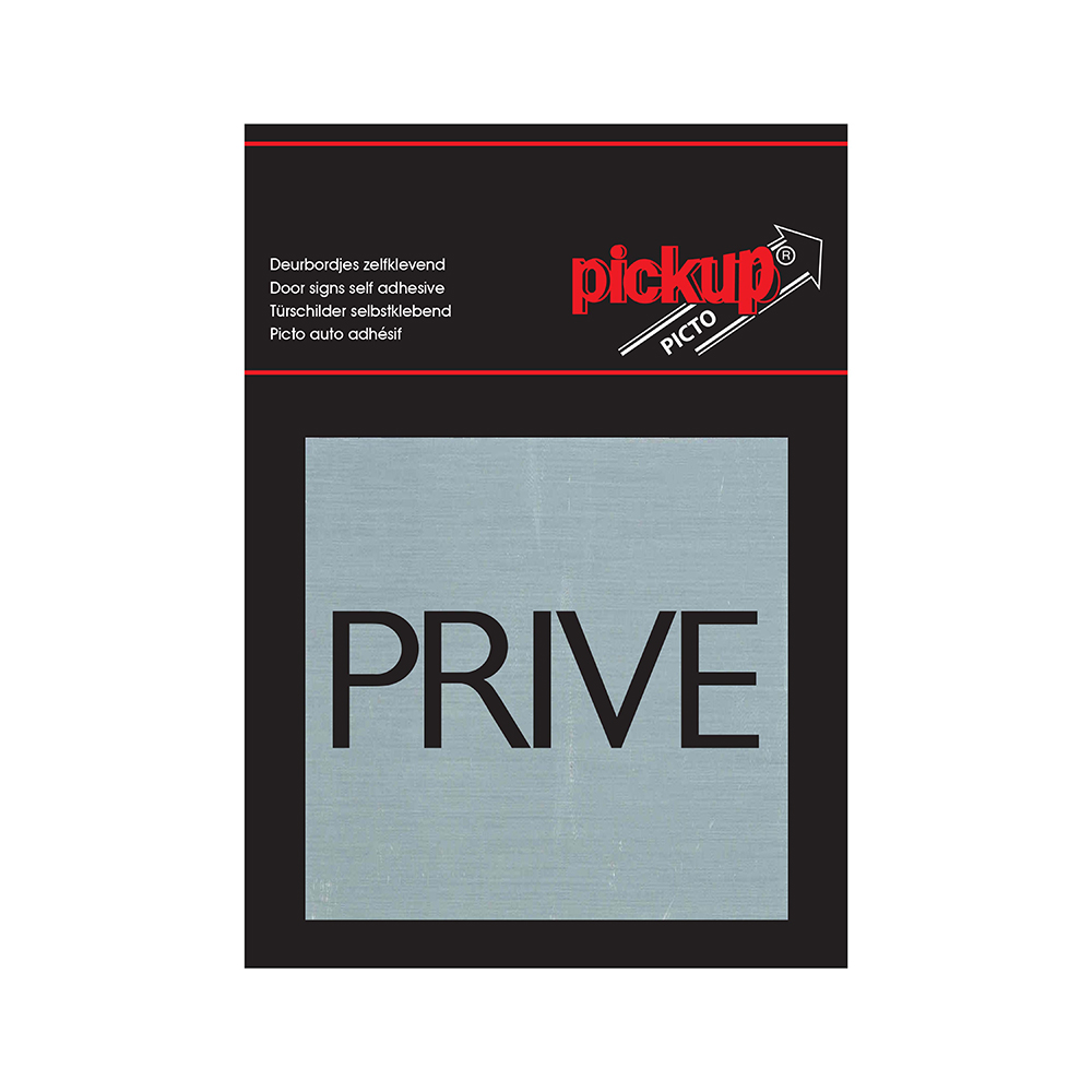 Pickup Route Alulook Alu Picto 80x80 mm - prive