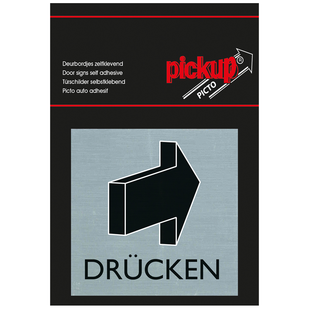 Pickup Route Alulook picto 80x80 mm DRÜCKEN