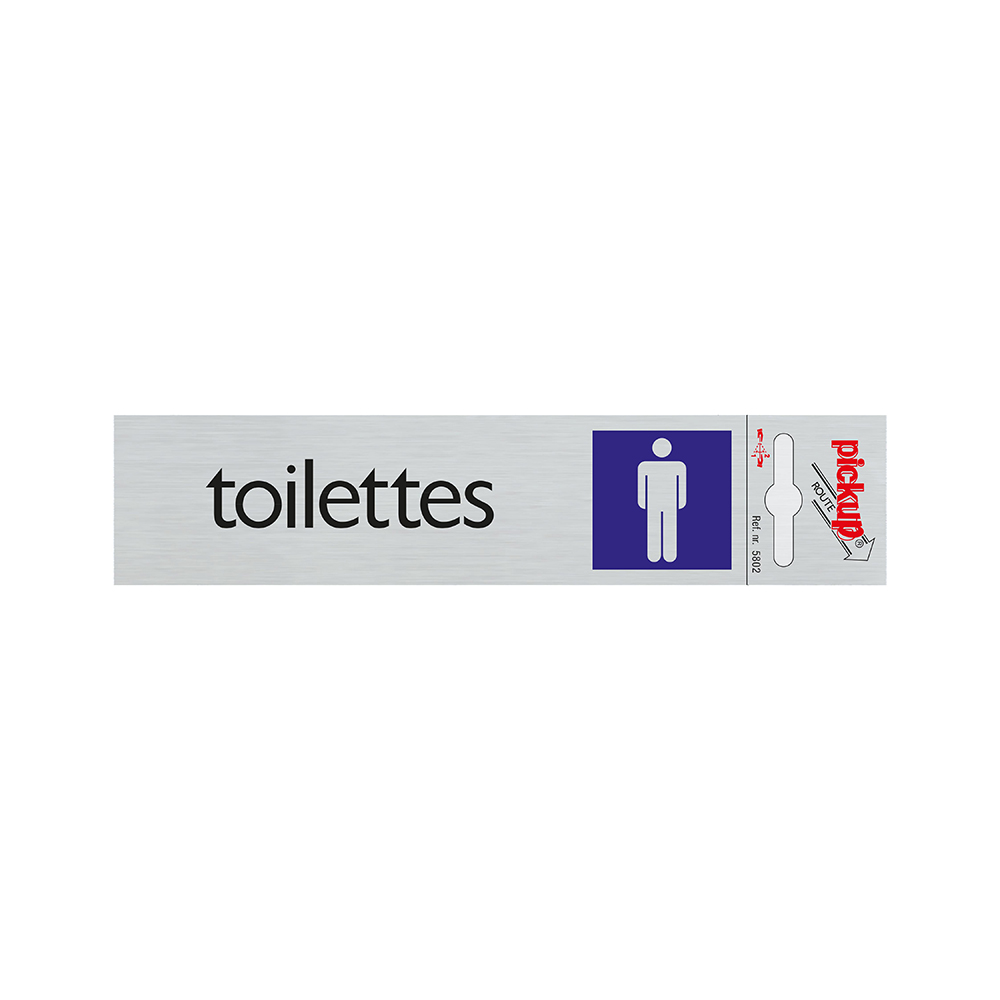 Pickup Route Alulook 165x44 mm - Toilettes hommes