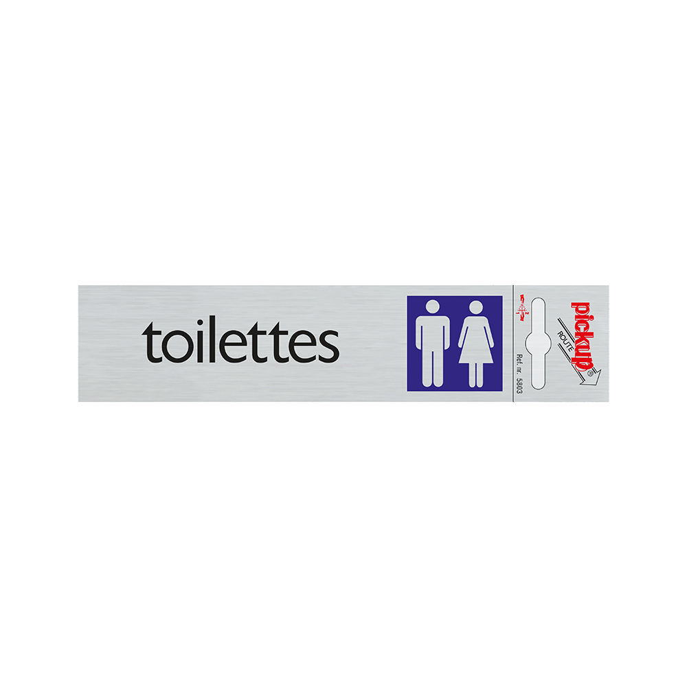 Pickup Route Alulook 165x44 mm - Toilettes dames hommes