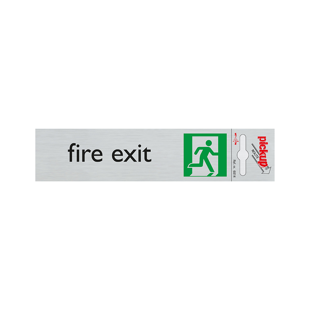 Pickup Route Alulook 165x44 mm - Fire exit
