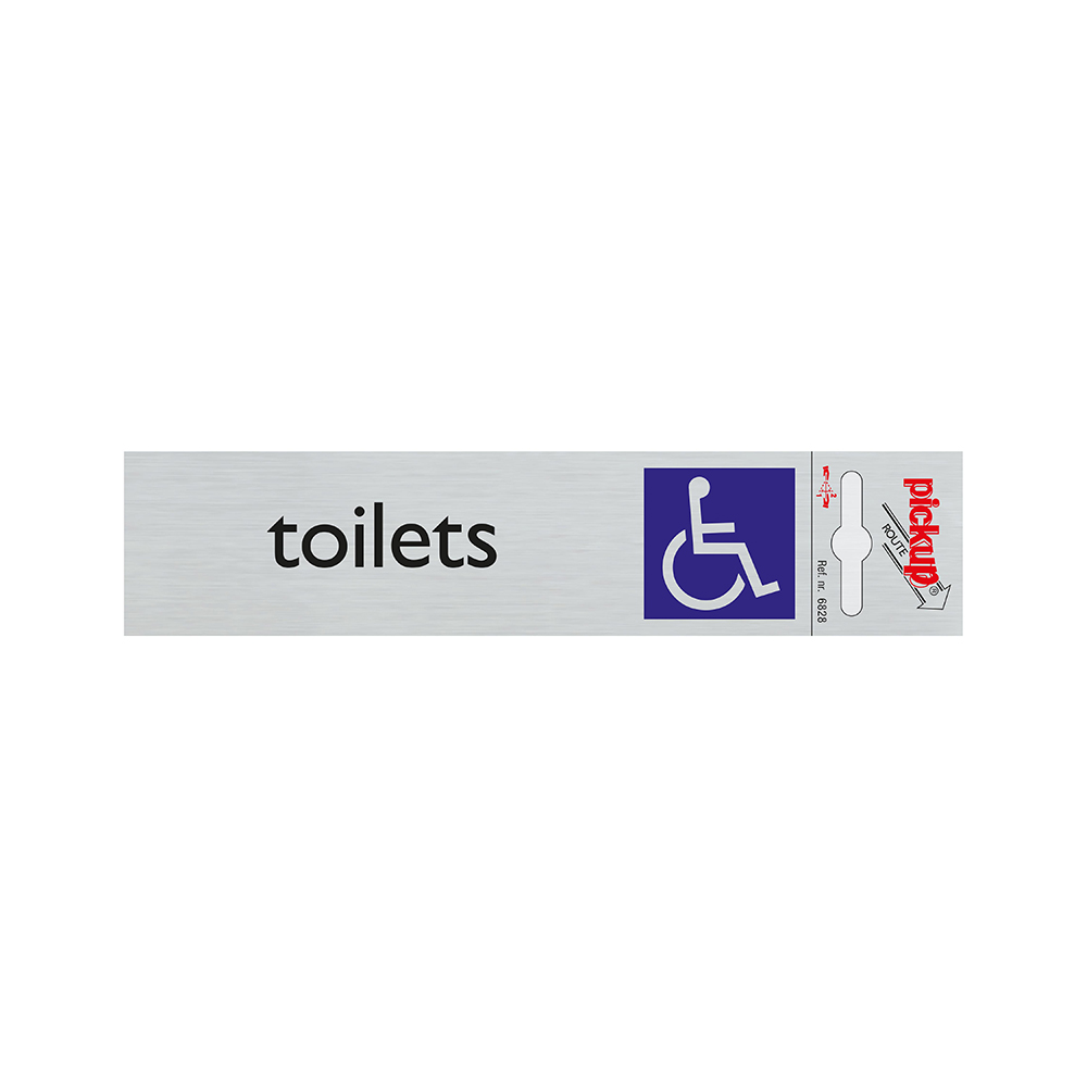 Pickup Route Alulook 165x44 mm - Toilets wheelchair