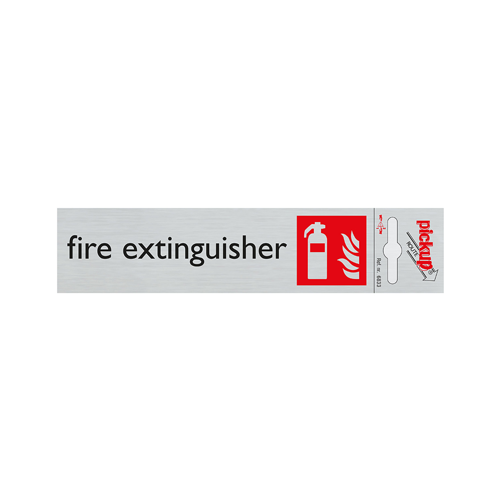 Pickup Route Alulook 165x44 mm - Fire extinguisher