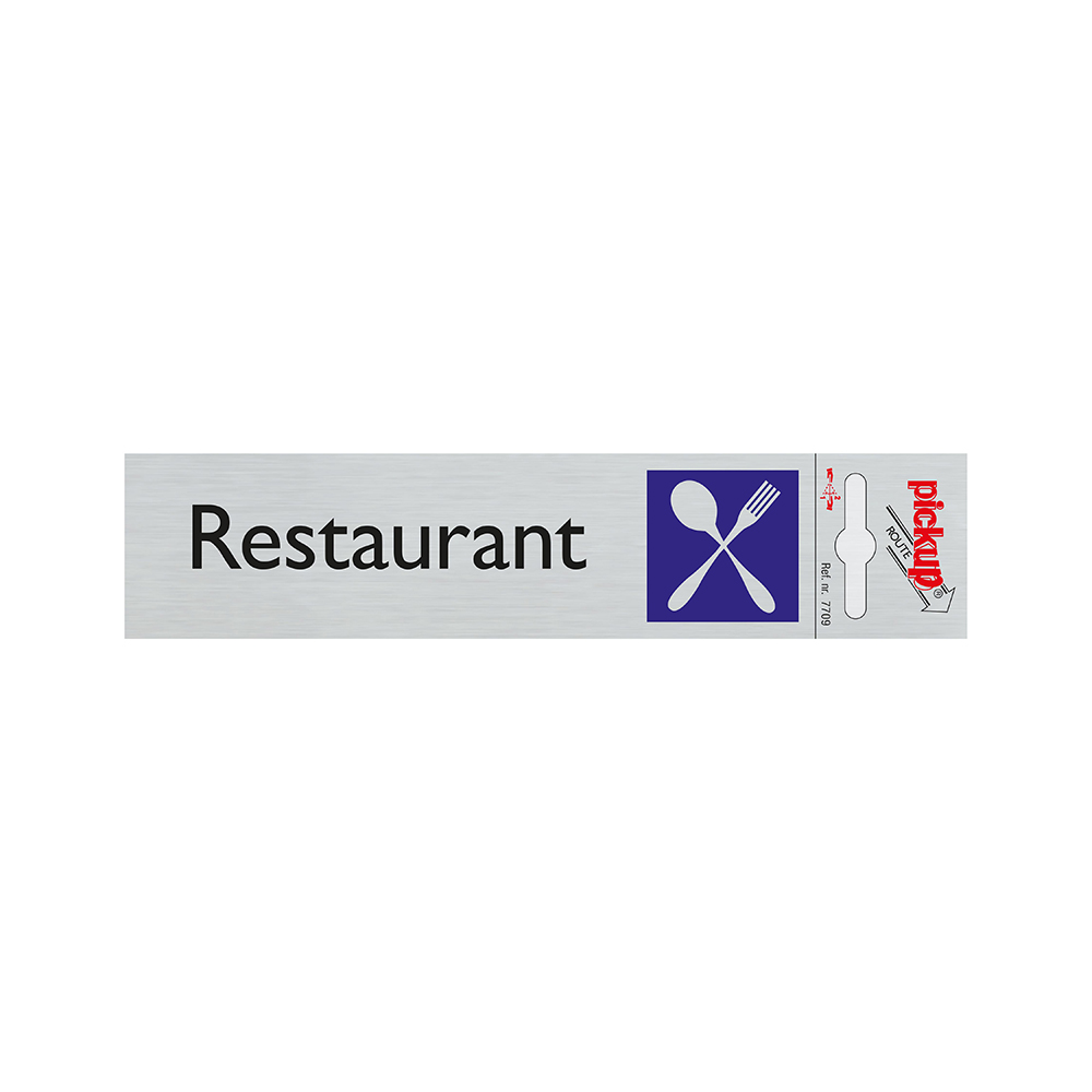 Pickup Route Alulook 165x44 mm - Restaurant
