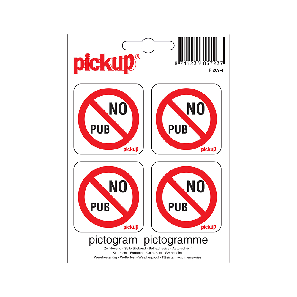 Pickup Mini Pictogram 4,7x4,7 cm - No pub