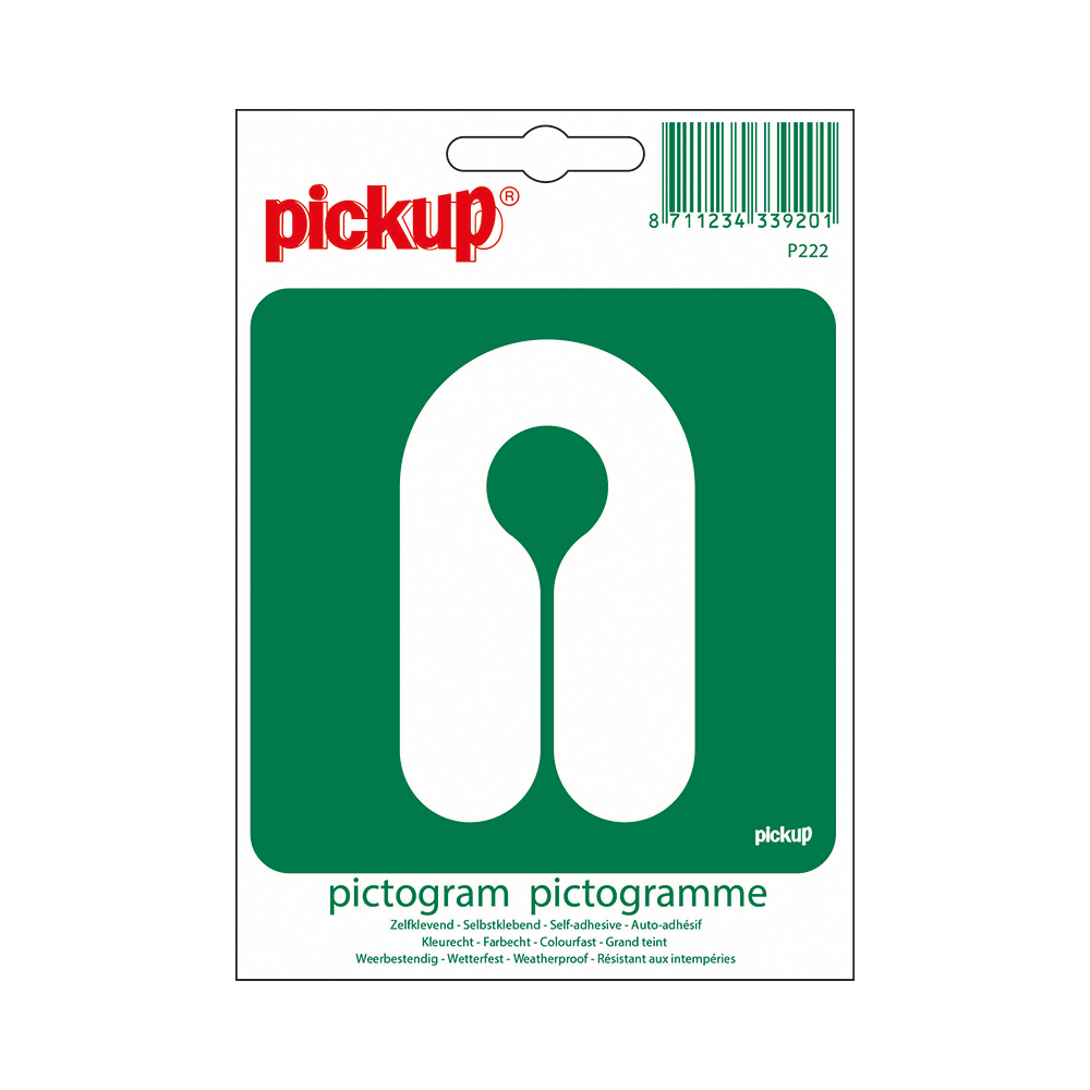 Pickup Pictogram 10x10 cm - Reddingsvest