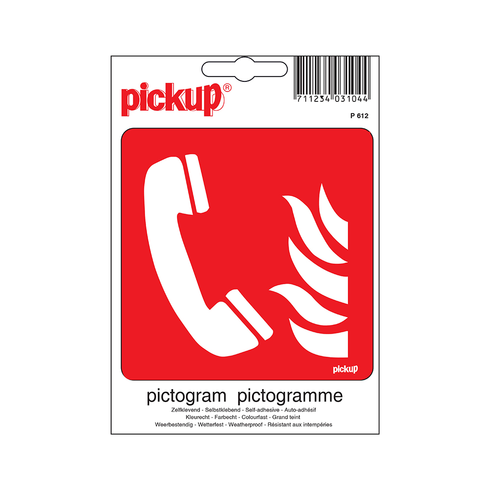 Pickup Pictogram 10x10 cm - Alarmtelefoon