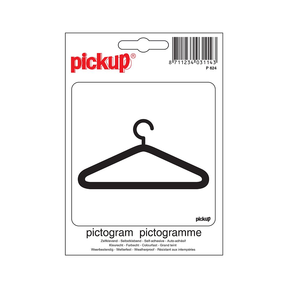 Pickup Pictogram 10x10 cm - Garderobe