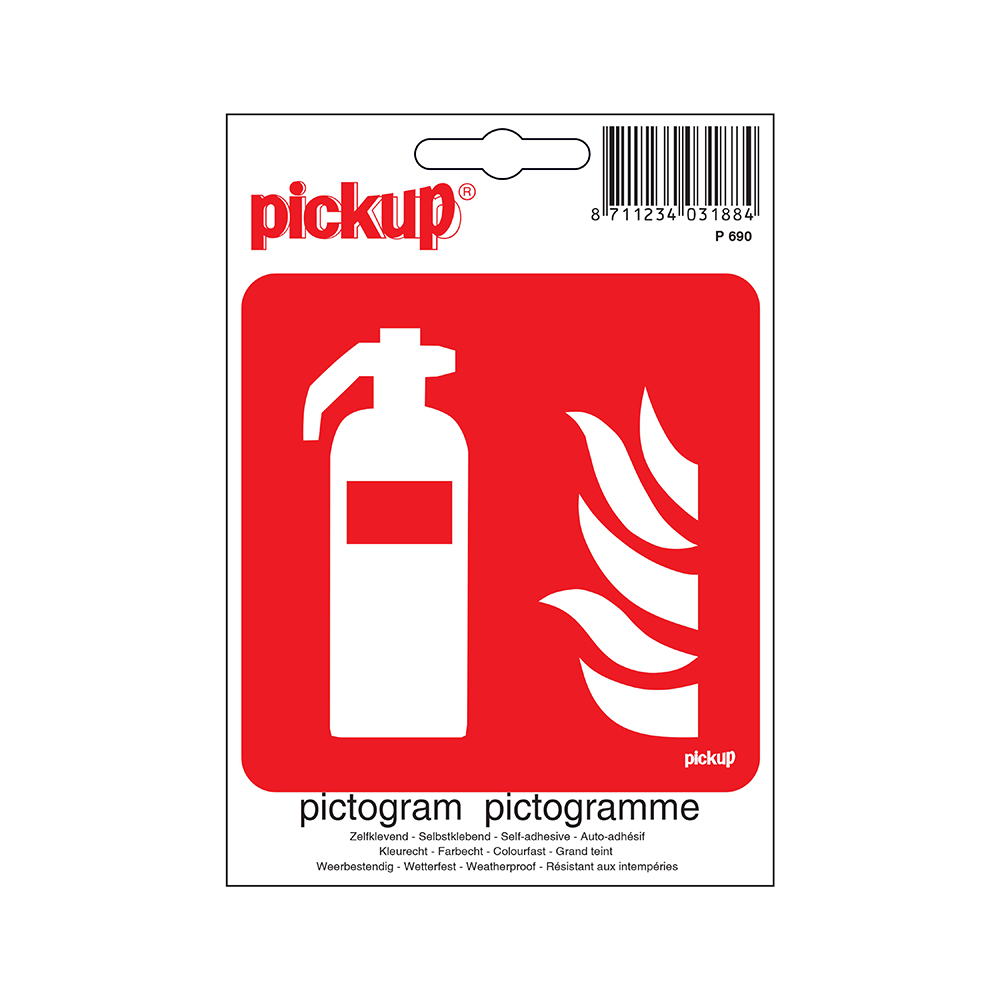 Pickup Pictogram 10x10 cm - Brandblusapparaat