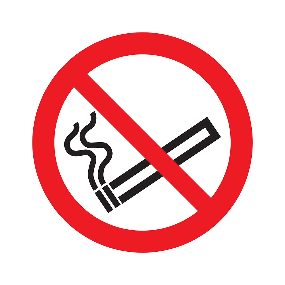 Pickup Pictogram rond diameter 20 cm - Verboden te roken